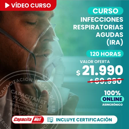 Portada de curso online de Infecciones respiratorias agudas (IRA) en adultos