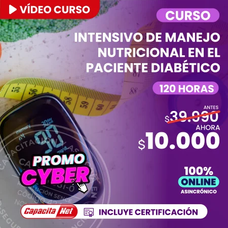 Curso Intensivo Manejo Nutricional en el Paciente Diabético 120 hrs