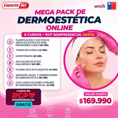 MEGA PACK DE DERMOESTÉTICA ONLINE