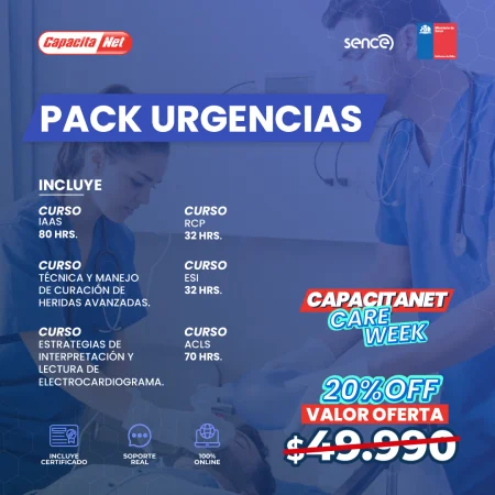 portada pack urgencias cursos online care week