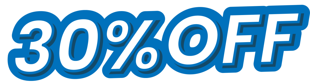 30 % de descuento