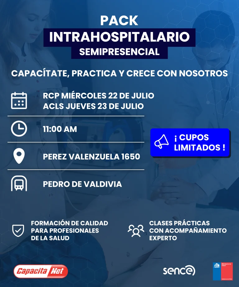 descripción del producto pack intrahospitalario semipresencial Santiago