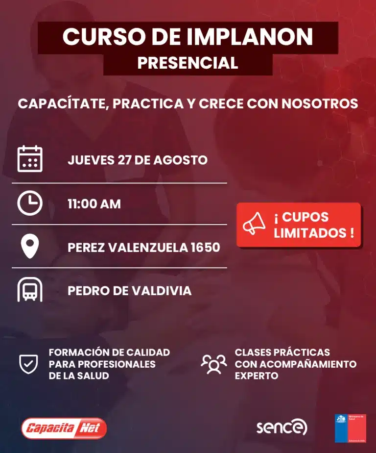 portada descripción del curso Implanon semipresencial Santiago