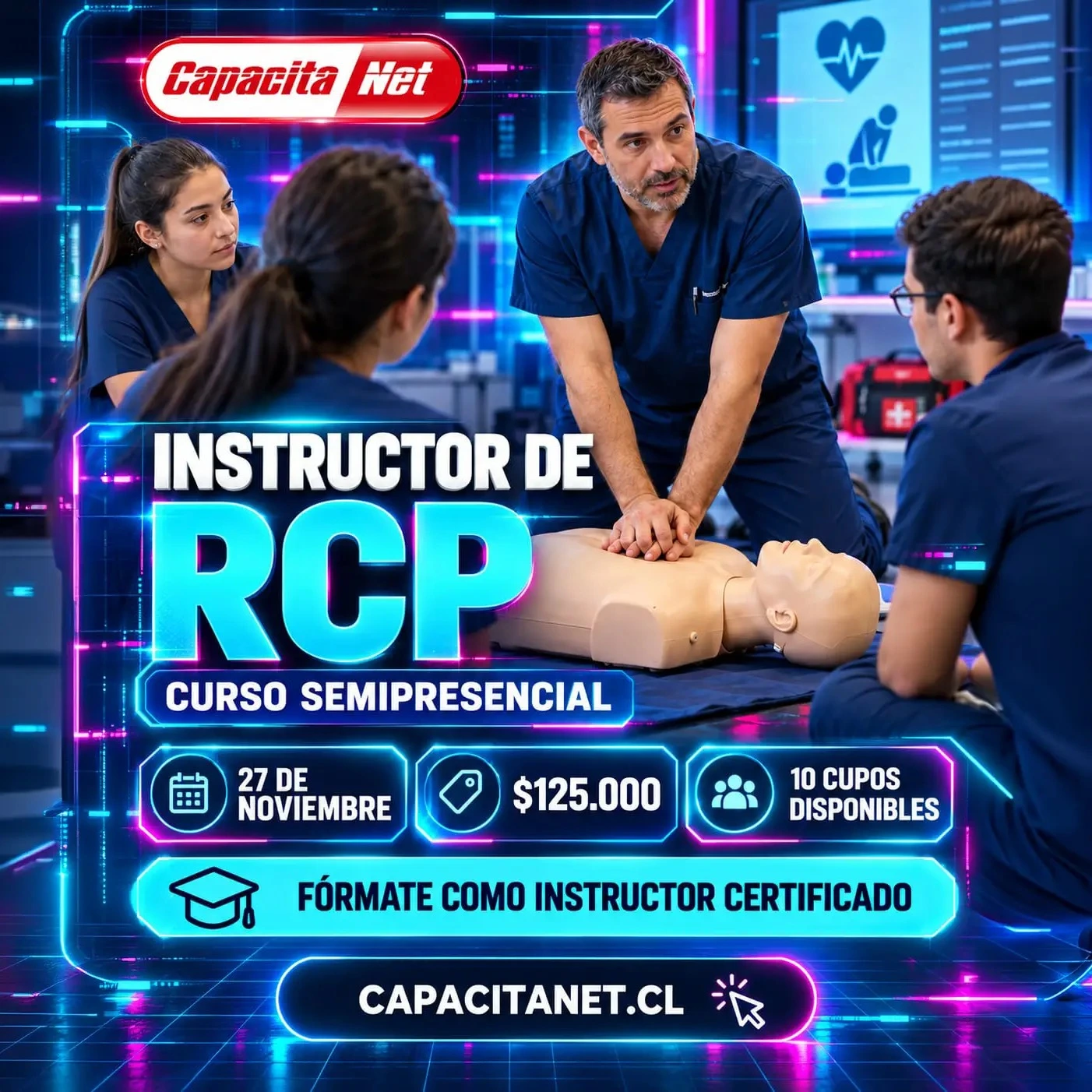CURSO INSTRUCTOR DE RCP (27/11/2026)