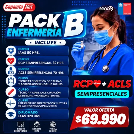 pack enfermería cursos semipresenciales versión B